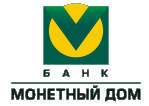логотип Челябинский филиал ОАО Банк Монетный дом Пункт обмена валют
